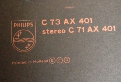 Philips C 73 AX 401 - Meisterwerke Des Barock - Image 3