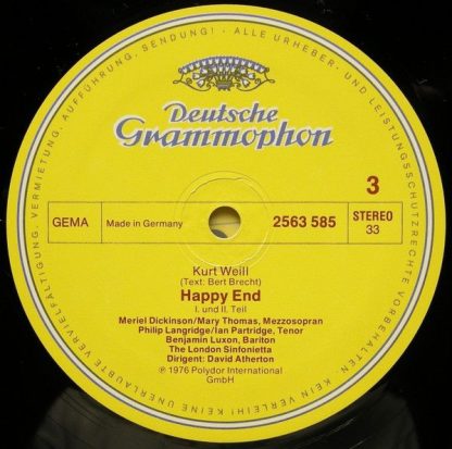 Deutsche Grammophon 2740 153 - Mahagonny Songspiel, Kleine Dreig - Image 4