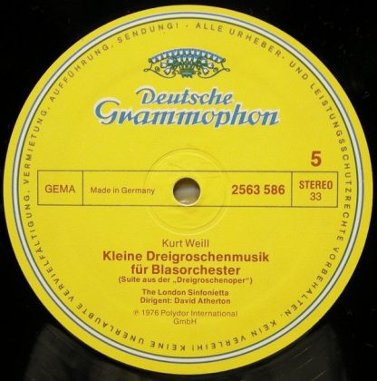 Deutsche Grammophon 2740 153 - Mahagonny Songspiel, Kleine Dreig - Image 5
