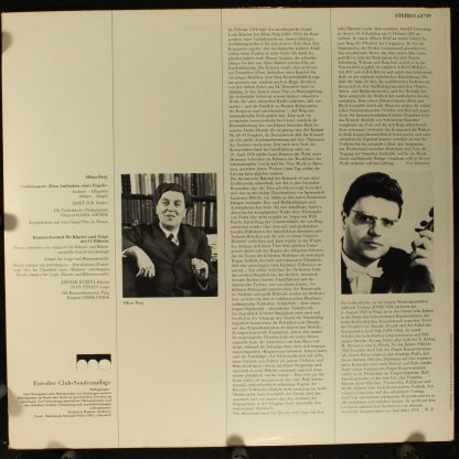 Supraphon s 80 500 - Violinkonzert "Dem Andenken Eines Engels" - - Image 2