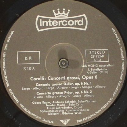Intercord 29721-8 Z/1-3 - Concerti Grossi Opus 6 - Complete Edit - Image 7