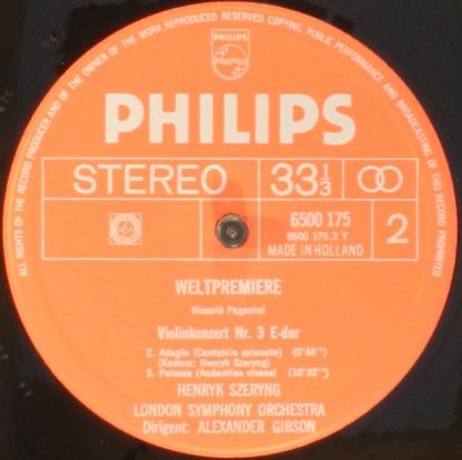 Philips 6500 175 - Concerto Per Violino N. 3 - Image 6