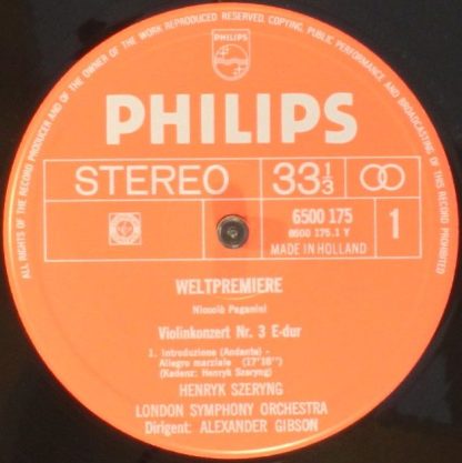 Philips 6500 175 - Concerto Per Violino N. 3 - Image 7