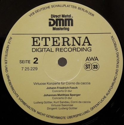 Eterna 7 29 229 - Virtuose Konzerte Für Corno Da Caccia - Image 4