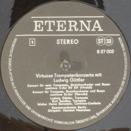 Eterna 8 27 002 - Virtuose Trompetenkonzerte Mit Ludwig Güttler - Image 4