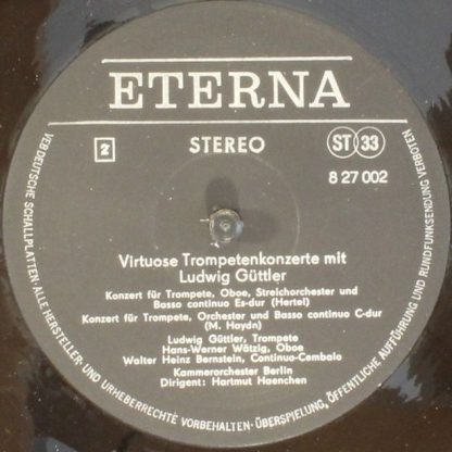 Eterna 8 27 002 - Virtuose Trompetenkonzerte Mit Ludwig Güttler - Image 3