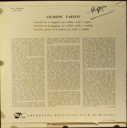 ANGELICUM LPA. 5921 - Tartini:  Concerti - Image 2