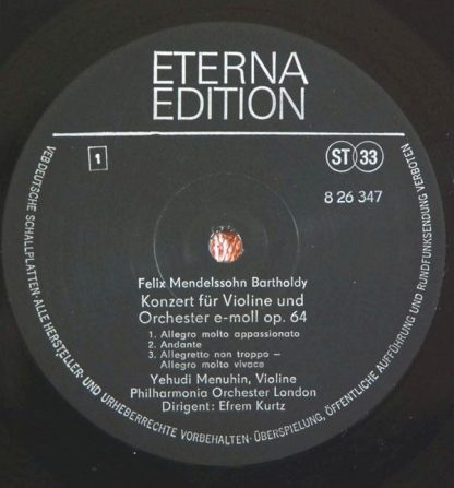 Eterna 8 26 347 - Konzert Für Violine Und Orchester E-Moll Op. 6 - Image 3