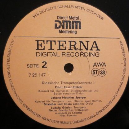 Eterna 7 25 147 - Klassische Trompetenkonzerte II - Image 4