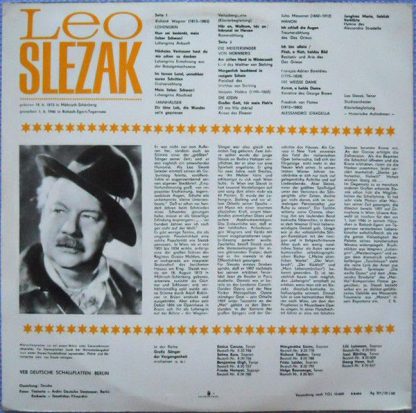 Eterna 8 20 773 - Leo Slezak Tenor - Image 2