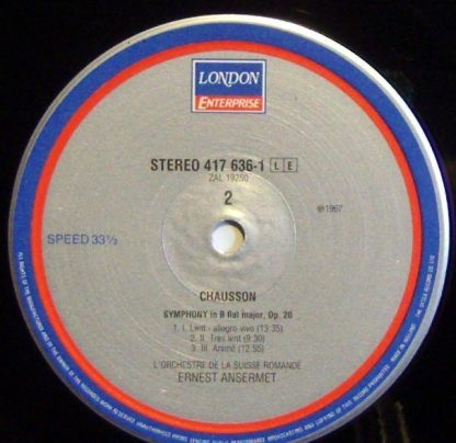 London Enterprise 417 636-1 - Symphonie №3 /  Symphony Op. 20 - Image 3