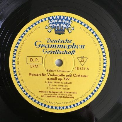 Deutsche Grammophon LPM 18 674 - Cellokonzert A-Moll / Rokoko-Va - Image 3