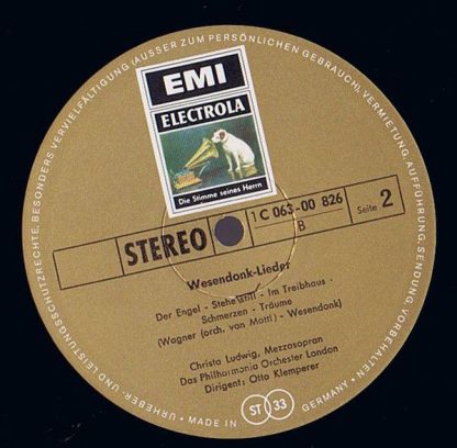 EMI Electrola 1C 063-00 826 - Alt-Rhapsodie, Zigeunerlieder / We - Image 4