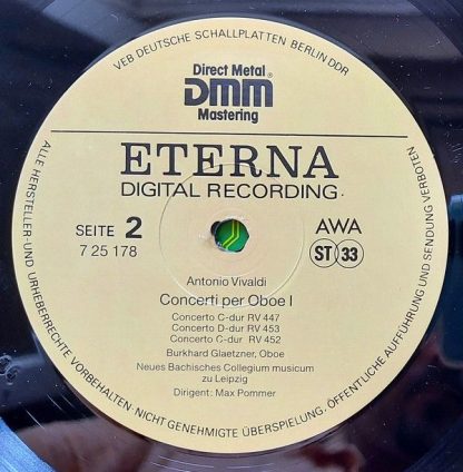 Eterna 7 29 178 - Vivaldi Die Werke Für Oboe Concerti I - Image 4