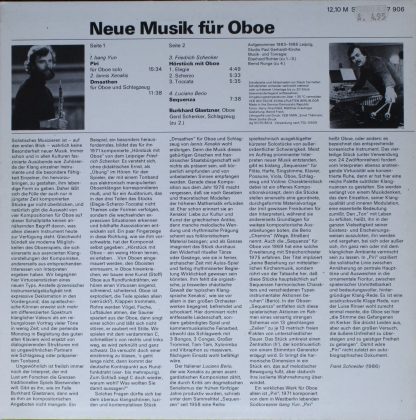 Eterna 8 27 906 - Neue Musik Für Oboe - Image 2