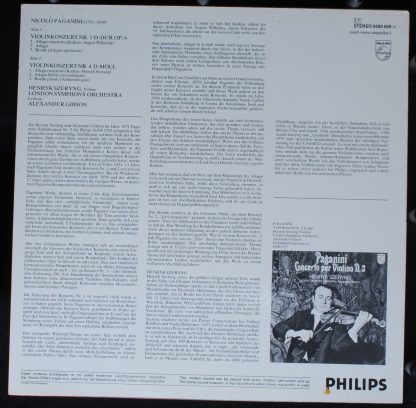 Philips 9500 069 - Violinkonzerte Nr. 1 Und 4 - Image 2