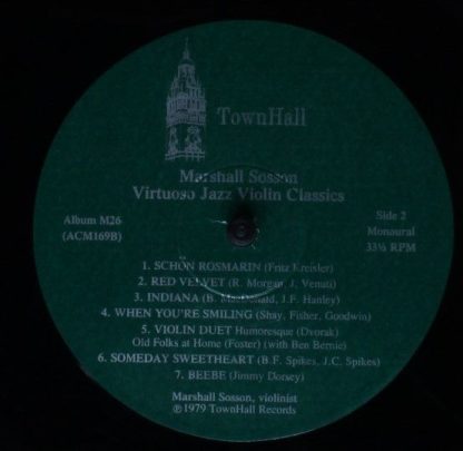 Townhall Records M26 - Virtuoso Jazz Violin Classics - Image 4