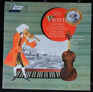 Turnabout TV 34229 - Concerto No. 22 In A Minor For Violin & Orc
