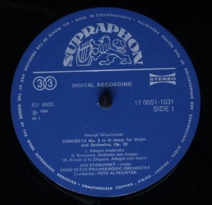 Supraphon 11 0051-1 031 - Violin Concerto No. 2 / 2 Polonaises / - Image 3