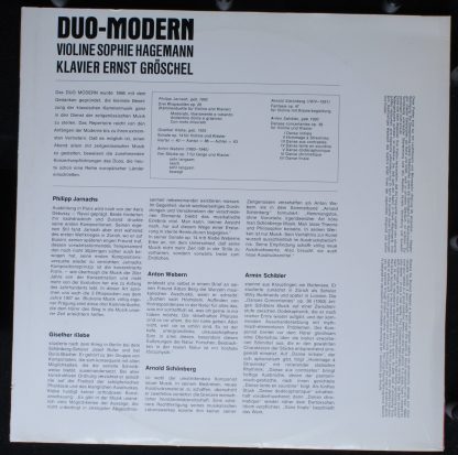 Colosseum Co M603 - Jarnach,Klebe,Webern,Schoenberg and Schibler - Image 2