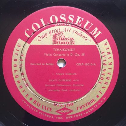 Colosseum (4) CRLP 10010 - Violin Concerto / Meditation, Op. 42, - Image 3