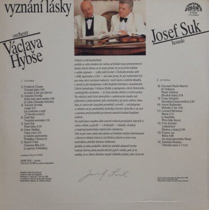 Supraphon 1113 4156 - Vyznání Lásky - Image 2