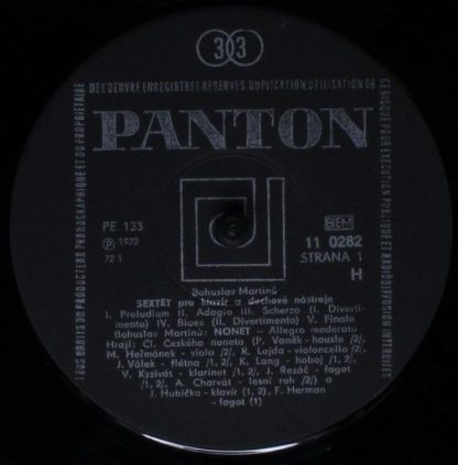 Panton 11 0282 - Komorní Díla / Chamber Music 1924 / 1929 (Sexte - Image 3