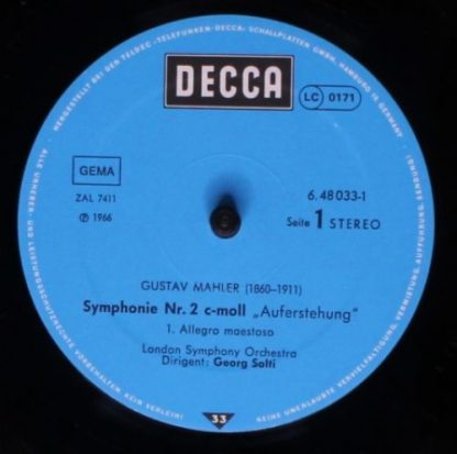 DECCA 6.48033 DX - Symphonie Nr.2 "Auferstehung" - Image 5