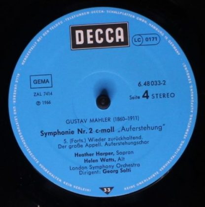 DECCA 6.48033 DX - Symphonie Nr.2 "Auferstehung" - Image 8