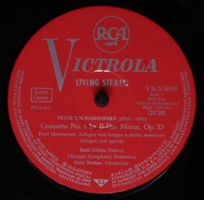 RCA Victrola VICS 1039 - Klavierkonzert Nr. 1 B-Moll - Image 3