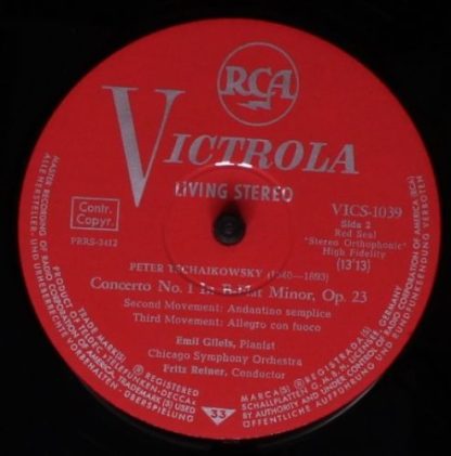RCA Victrola VICS 1039 - Klavierkonzert Nr. 1 B-Moll - Image 4
