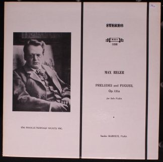Musical Heritage Society MHS 1698 - Preludes And Fugues Op. 131a
