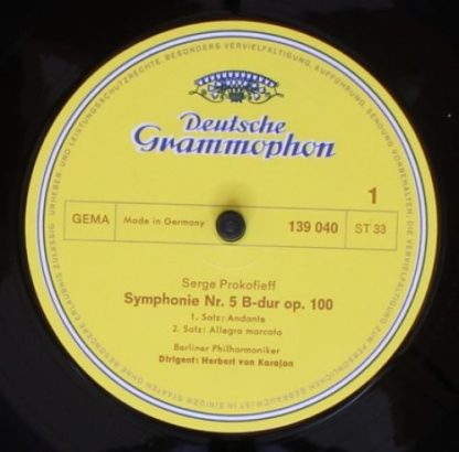 Deutsche Grammophon 139 040 - Symphonie Nr. 5 B-Dur Op. 100 - Image 3