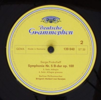 Deutsche Grammophon 139 040 - Symphonie Nr. 5 B-Dur Op. 100 - Image 4