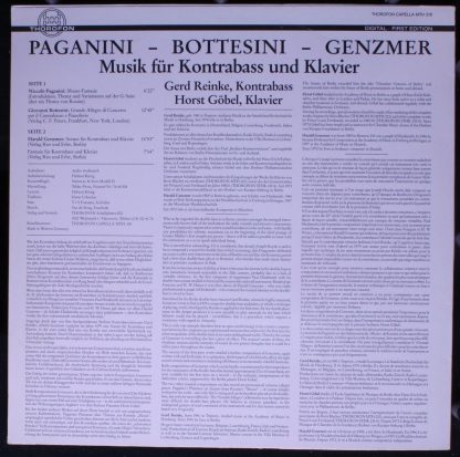 Thorofon MTH 318 - Musik Für Kontrabass Und Klavier - Image 2