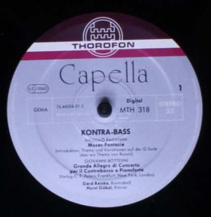 Thorofon MTH 318 - Musik Für Kontrabass Und Klavier - Image 3