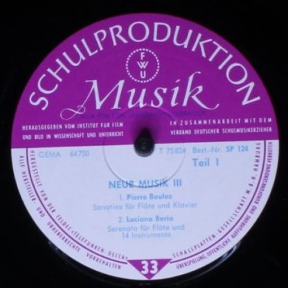 Schulproduktion Musik SP 124 - Neue Musik III - Image 3