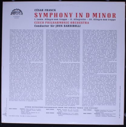 Supraphon SUA ST 50438 - Symphony In D Minor - Image 2