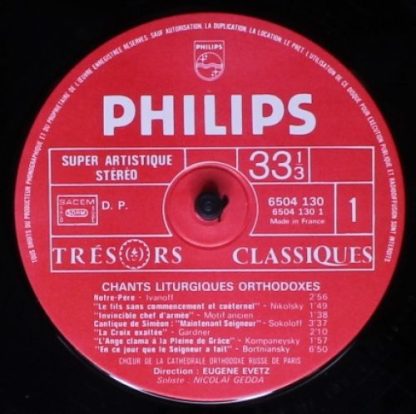 Philips 6504 130 - Chants Liturgiques Orthodoxes - Image 3