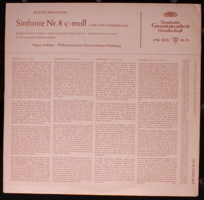Deutsche Grammophon LPM 18 051 - Sinfonie Nr. 8 C-moll - 1. Und - Image 2