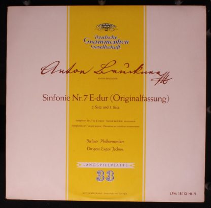 Deutsche Grammophon LPM 18 113 - Sinfonie Nr. 7 E-dur (Originalf