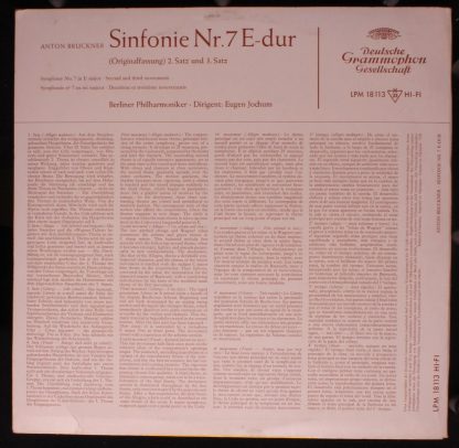 Deutsche Grammophon LPM 18 113 - Sinfonie Nr. 7 E-dur (Originalf - Image 2