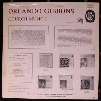 Calliope CAL 1611 - Church Music I - Image 2