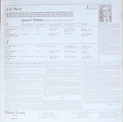 Editio Laran ST 7075 - Siebzehn Konzerte Nach Verschiedenen Meis - Image 2