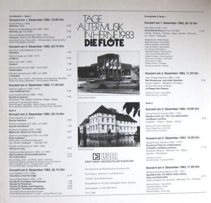 Stadt Herne 66.28293 - Tage Alter Musik In Herne 1983. Die Flöte - Image 8