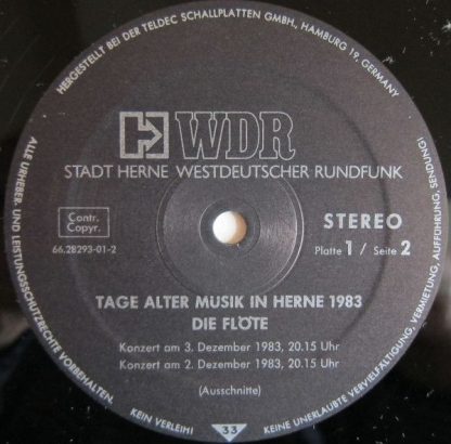 Stadt Herne 66.28293 - Tage Alter Musik In Herne 1983. Die Flöte - Image 10