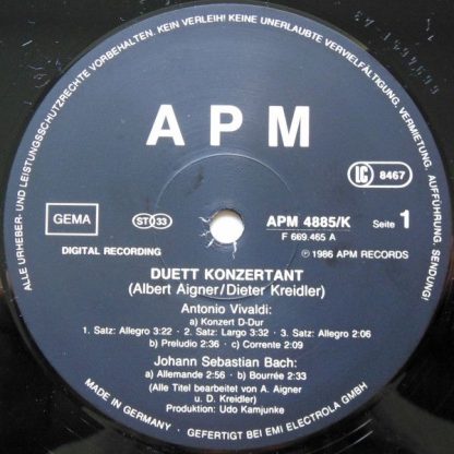 APM Records APM 4885/K - Duett Konzertant - Image 6