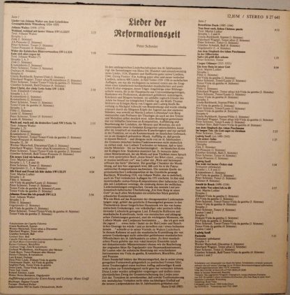 Eterna 8 27 641 - Lieder Der Reformationszeit - Image 2