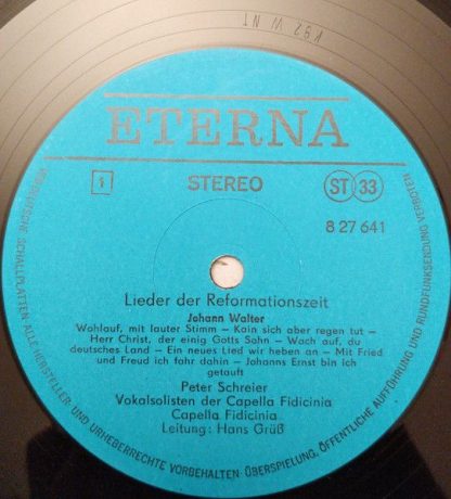 Eterna 8 27 641 - Lieder Der Reformationszeit - Image 3