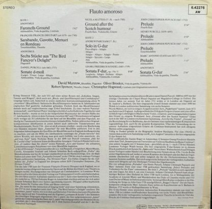 DECCA 6.42276 AW - Flauto Amoroso - Image 2